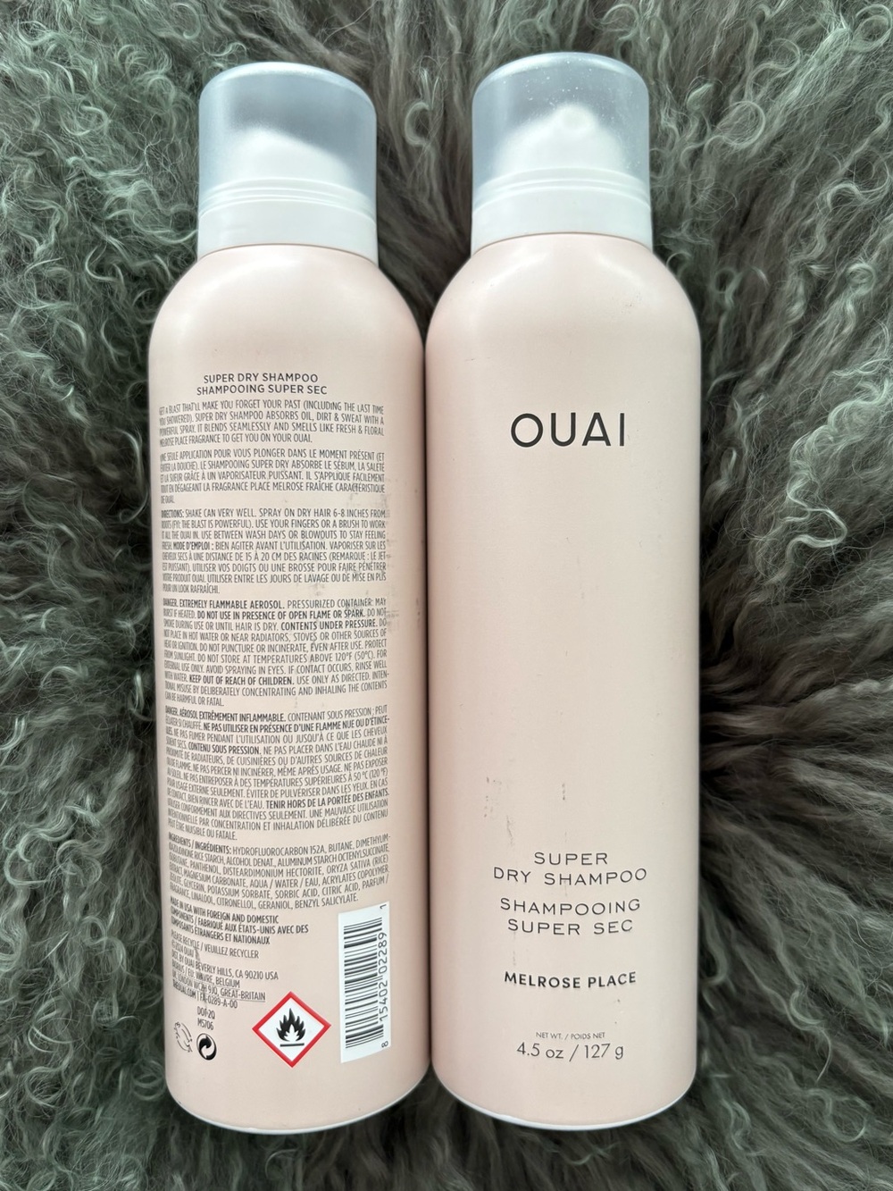2 OUAI Super Dry Invisible Dry Shampoo 4.5 FL OZ Oil Absorbing Volumizing - NEW